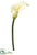 Silk Plants Direct Giant Calla Lily Spray - Cream - Pack of 8