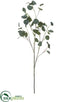 Silk Plants Direct Eucalyptus Leaf Spray - Green - Pack of 12