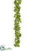 Silk Plants Direct Lime, Fern, Berry Garland - Green - Pack of 4