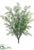 Mini Leaf Plastic Bush - Green - Pack of 6