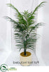 Silk Plants Direct Dwarf Areca Palm Tree - Green - Pack of 8