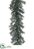 Silk Plants Direct Boxwood Pine Garland - Green - Pack of 6