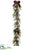 Iced Berry, Pine Cone, Pine Garland - Red Green - Pack of 1