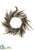 Feather Wreath - Brown Green - Pack of 4