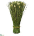 Silk Plants Direct Gem Grass Bundle - Cream Green - Pack of 12