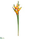 Silk Plants Direct Hawaiian Heliconia Spray - Orange - Pack of 6