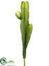 Silk Plants Direct Cactus Spray - Green - Pack of 6