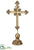 Cross Table Top - Gold Antique - Pack of 2
