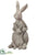 Silk Plants Direct Bunnies - Gray Antique - Pack of 4