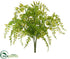 Silk Plants Direct Soft Curly Fern Bush - Green Light - Pack of 24