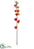 Silk Plants Direct Chinese Lantern Spray - Orange Two Tone - Pack of 12