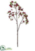 Silk Plants Direct Apple Blossom Spray - Burgundy - Pack of 12