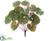 Silk Plants Direct Ligularia Bush - Green Purple - Pack of 12