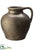 Terra Cotta Urn With Handle - Bronze - Pack of 12