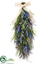 Silk Plants Direct Lavender, Fern Swag - Lavender Purple - Pack of 4