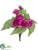 Silk Plants Direct Begonia Bush - White - Pack of 12
