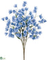 Silk Plants Direct Bellflower Bush - Blue - Pack of 12