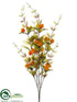 Silk Plants Direct Chinese Lantern Bush - Orange Yellow - Pack of 6