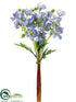 Silk Plants Direct Cosmos Bundle - Blue Light - Pack of 12