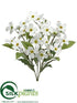 Silk Plants Direct Dogwood Bush - Cream - Pack of 12