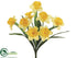 Silk Plants Direct Daffodil Bush - Yellow Two Tone - Pack of 12
