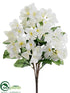 Silk Plants Direct Frangipani Bush - White - Pack of 12