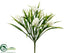 Silk Plants Direct Hyacinth Bush - White - Pack of 24