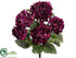 Silk Plants Direct Hydrangea Bush - Purple - Pack of 6