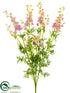 Silk Plants Direct Larkspur Bush - Lavender Dark - Pack of 6