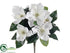 Silk Plants Direct Magnolia Bush - White - Pack of 12