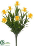 Silk Plants Direct Narcissus Bush - Yellow - Pack of 12