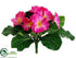 Silk Plants Direct Primula Bush - Fuchsia - Pack of 24