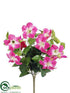 Silk Plants Direct Petunia Bush - Pink - Pack of 12