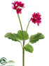 Silk Plants Direct Primula Bush - Beauty - Pack of 12