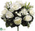 Rose, Stephanotis, Pearl Hyacinth Bouquet - Cream - Pack of 6