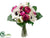 Anemone, Tulip, Ranunculus Bouquet - Cream Beauty - Pack of 6