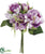 Peony, Hydrangea Bouquet - Lavender Green - Pack of 12