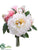 Peony, Lilac Bouquet - Pink Cream - Pack of 6
