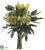 Protea, Sedum Tropical Bouquet - Green - Pack of 6