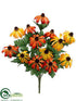 Silk Plants Direct Rudbeckia Bush - Yellow Orange - Pack of 12