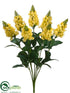 Silk Plants Direct Snapdragon Bush - Yellow - Pack of 12