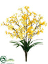 Silk Plants Direct Tweedia Flower Bush - Yellow Two Tone - Pack of 12