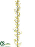 Silk Plants Direct Forsythia Garland - Yellow - Pack of 6