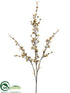 Silk Plants Direct Fall Blossom Spray - Ivory - Pack of 12