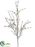 Silk Plants Direct Mini Blossom Spray - Violet - Pack of 12