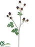 Silk Plants Direct Wild Berry Spray - Plum Two Tone - Pack of 12