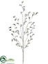 Silk Plants Direct Weeping Faux Crystal Spray - Clear - Pack of 24