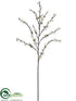 Silk Plants Direct Plum Blossom Spray - White - Pack of 6