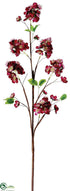 Silk Plants Direct Plum Blossom Spray - Beauty Two Tone - Pack of 12