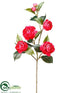 Silk Plants Direct Camellia Spray - Beauty - Pack of 12